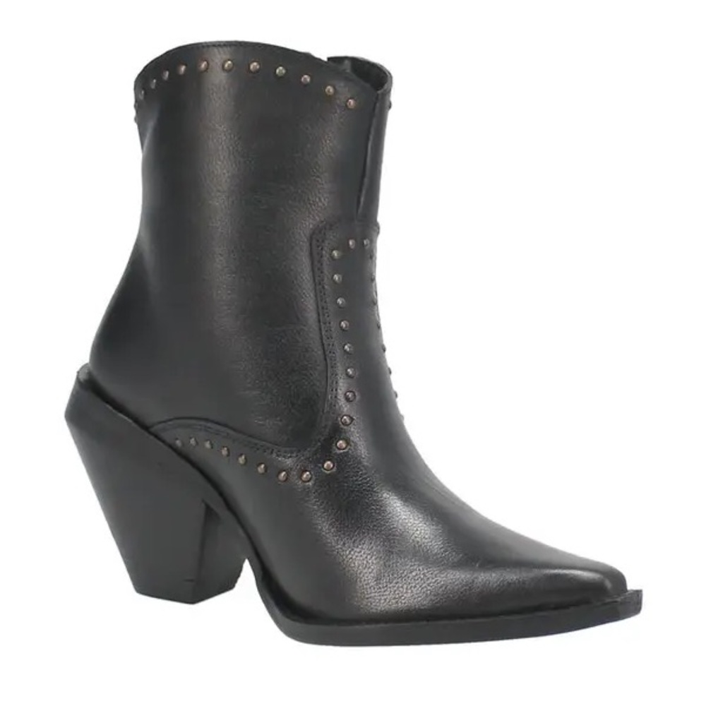 NWT Dingo Classy N Sassy Women's Western Ankle Boots Black